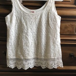 Cream Overlay Tank